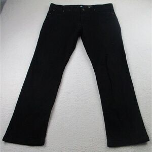 Nat Nast Jeans Mens Size 38x32 Straight Leg Black‎ High Rise